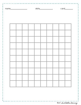 100 by 100 Blank Graph Paper - Have Fun Teaching