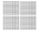 100 Square Printable Templates