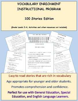 Preview of 100 Stories Edition of the Vocabulary Enrichment Instructional Program