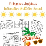 100+ Summer Pictogram Sudoku Math Activities BUNDLE | Inte