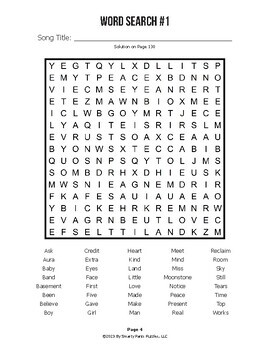 100 Taylor Swift Puzzles  Word Search, Crossword, Cryptograms, Trivia,  Coloring