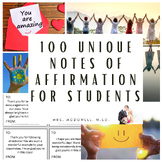 100 Unique Notes of Affirmation for Students