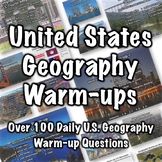 United States Geography Warm-ups