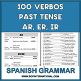 100 Verbos Past Tense AR - ER - IR