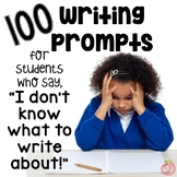 100 Creative Writing Prompts