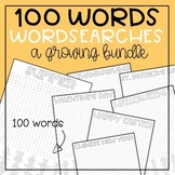100 Words Wordsearch Series BUNDLE