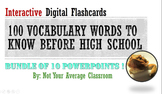100 Words Every Middle Schooler Should Know BUNDLE All 100