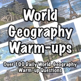 100+ World Geography Warm-ups