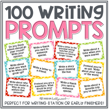 Preview of 100 Writing Prompts