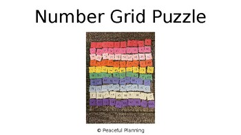 Preview of Giant 100 and 120 Number Grid Hands On Puzzle