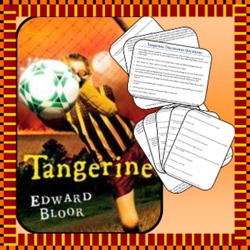 tangerine by edward bloor activities