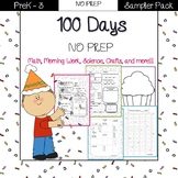 100 days NO PREP morning work, math, and more!