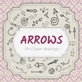 100 hand drawn clip-art arrows for your projects