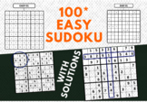 100 sudoku puzzles 9*9 with solutions.