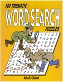 100 thematic word search puzzles.