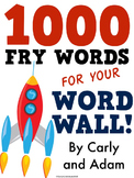1,000 FRY WORDS: WORD WALL
