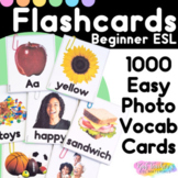 Beginner ESL Flashcards 1000 Photo Picture Cards Basic Vocabulary ELL SPED