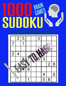Preview of 1000 SUDOKU FOR BRAIN EXERCISE