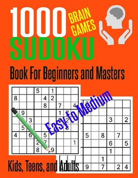 Preview of 1000 SUDOKU FOR KIDS, TEENS, AND ADULTS