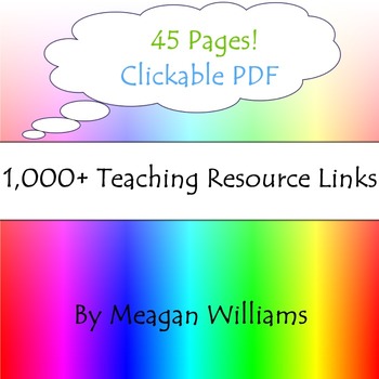 Preview of 1,000+ Teaching Resource Links Compiliation PDF