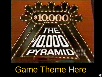 million dollar pyramid template for game
