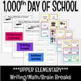 1000th Day of School Activities | Low PREP | Task Cards | 