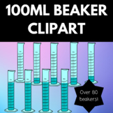 100ML Beaker Clipart