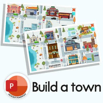 Build a Town PowerPoint Game by English PROPS | TPT