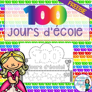 Preview of 100e jour d'école: FREE French 100th Day Crown (Le centième jour d'école)
