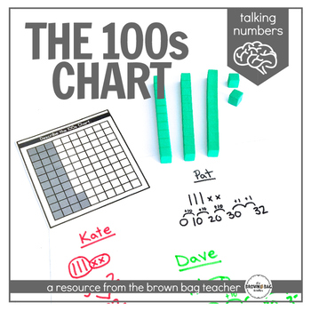 Preview of Place Value Task Cards: 100s Chart Number Talks