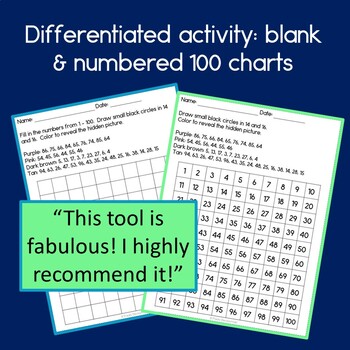 hundreds chart mystery picture free by paulas primary classroom