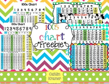 Preview of FREE 100s chart to 120 {Variety Pack}