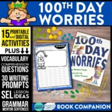 100th DAY WORRIES activities READING COMPREHENSION - Book 