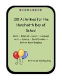 100th Day - 100 Activities for the Hundredth Day of School