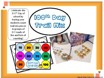 Preview of 100th Day of School | Counting Mat