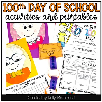 100th Day of School {Activities} by Kelly McFarland from Engaging Littles