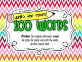 100th Day Center {Write the Room - Write 100 Words}