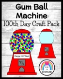 100th Day Craft Activity: Gum Ball Machine Dot Paint Craft