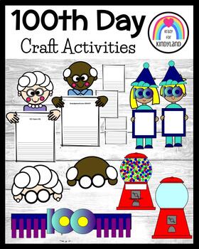 Download 100th Day Craft, Writing, & Math Bundle: 100 Years, Gum ...