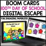 100th Day Digital Escape Activities using Boom Cards