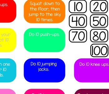 Preview of 100th Day Exercises