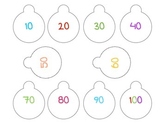 100th Day Fruit Loop Necklace Tags