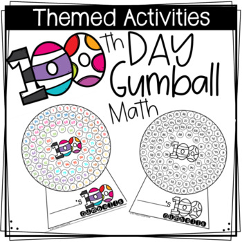 Preview of 100th Day Gumball Machine *Counting to 100