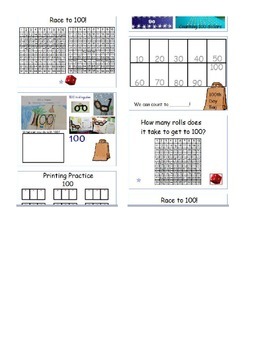 Preview of 100th Day Activinspire Interactive Whiteboard
