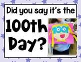 100th Day Kid Craft