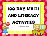 100th Day Math and Literacy