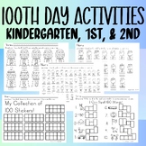 100th Day No Prep For K, 1st, & 2nd