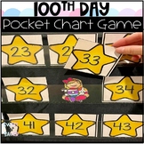 100th Day Number Pocket Chart Hide and Seek Game