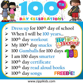 Preview of 100th Day Of School | Activities | Virtual | In-person  - 14 Google Slides/PPT