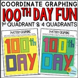 100th Day Of School Coordinate Graphing | Math Mystery Picture